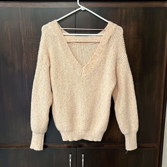 Hem & Thread Pink Sweater - Picture 2 of 4